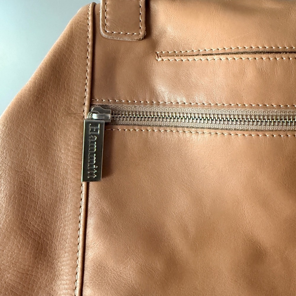 Hammitt Los Angeles Leather Crossbody Bag, Tan Silvertone Hardware - Picture 16 of 16